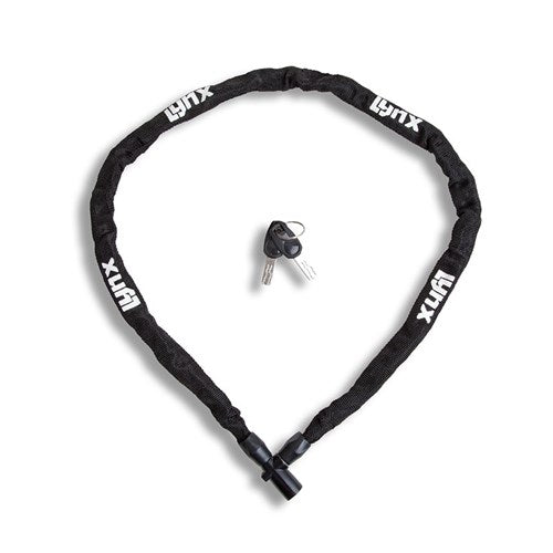 Candado de cadena Lynx 100cm acero endurecido negro