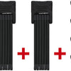 ABUS FOLDESLOT BORDO BIG 6000 90 NERO - 120 cm - Protezione per biciclette