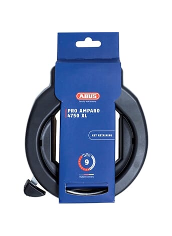 Abus Frame ringslot Amparo 4750XL R. Security Level 9. Met grote wiel opening