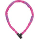 Abus de bloqueo de cadena de acero rosa de acero de 75 cm