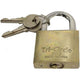 Lumaco trid-circolo 32 mm blocco chiave grigio