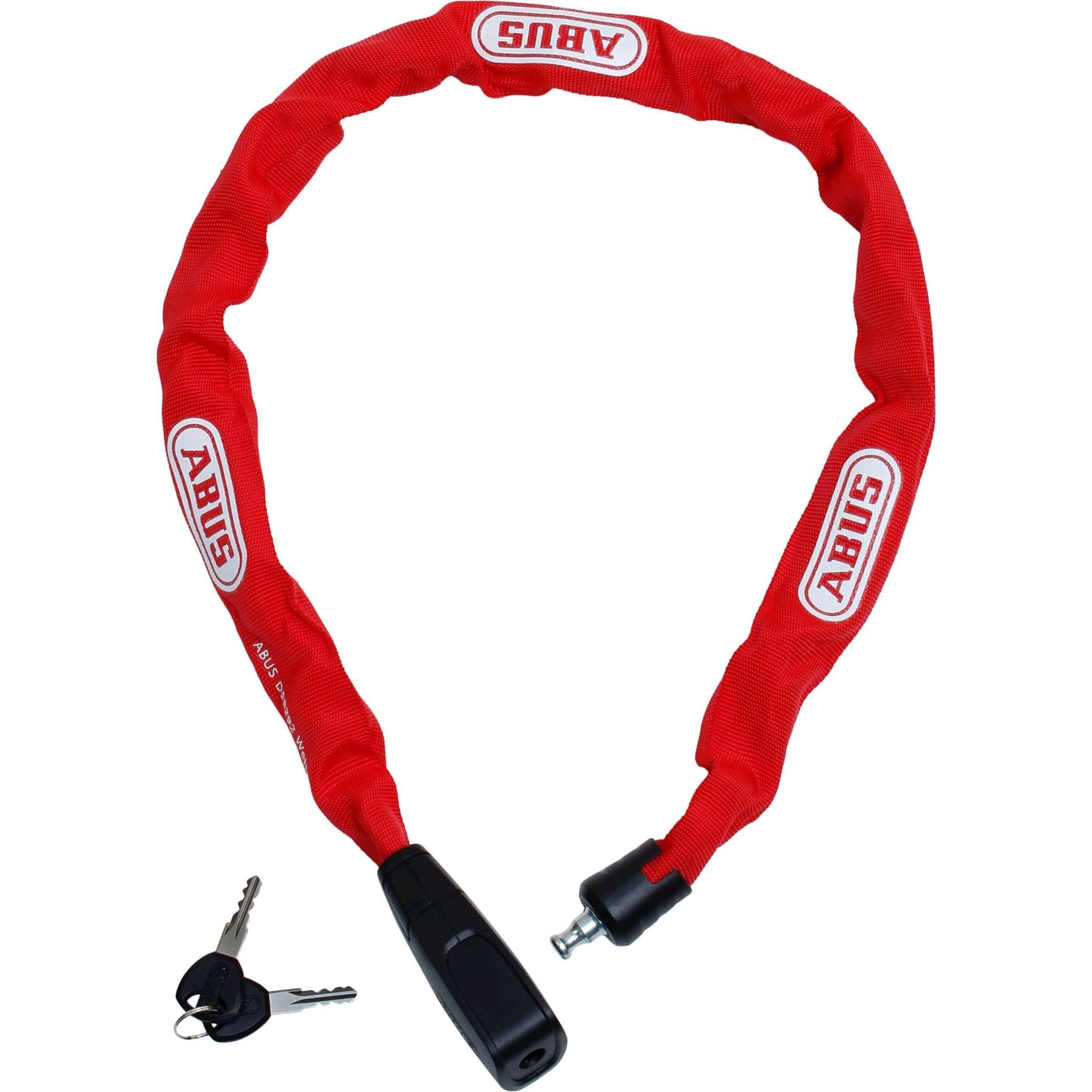 Abus CityChain 6800 85 Rojo - Localización de la cadena de bicicletas