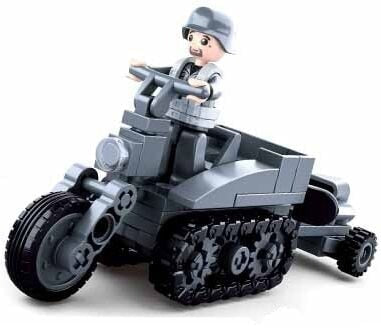 Motore Sluban Seconda Guerra Mondiale con binari