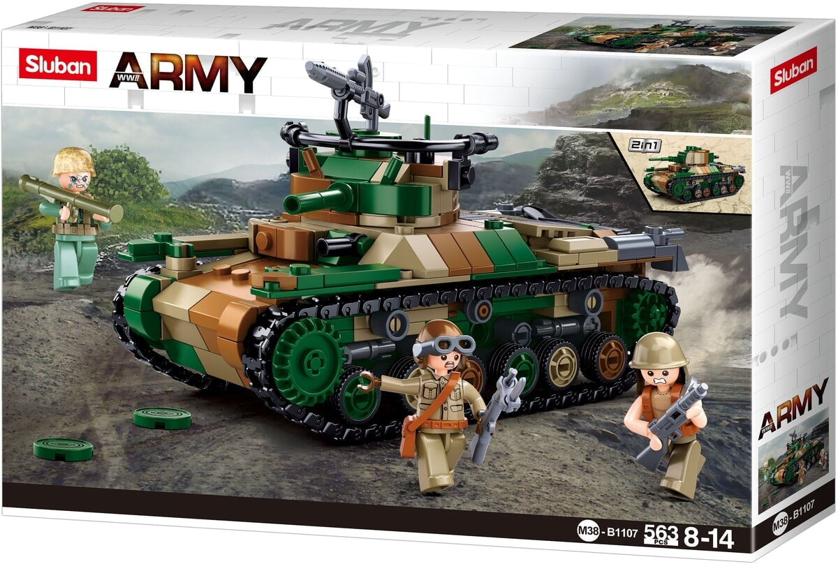Carro armato medio tipo 97 dell'esercito Sluban (m38-b1107)