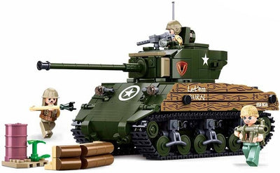 Sluban Army m4a3 (76w) carro medio (m38-b1110)