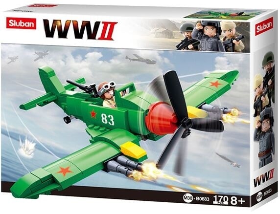 Sluban WWII ILYUSHIN II-2 Aereo da combattimento