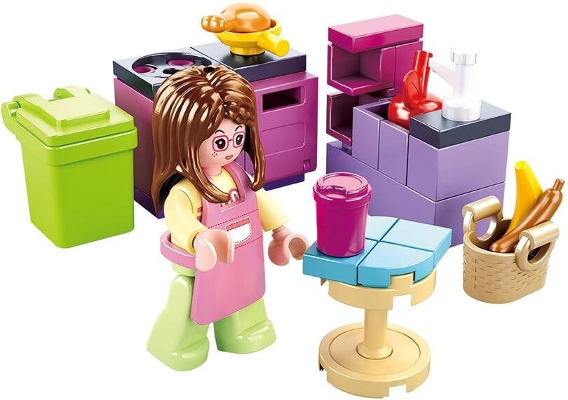 La cucina da sogno della ragazza Sluban (m38-b0800b)