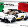 Sluban modelbricks supercar italiana bianco (m38-b0957)