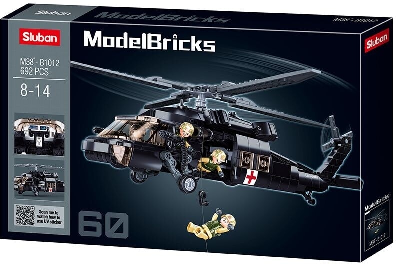 Elicottero medico dell'esercito americano modello Sluban Bircks (M38-B1012)