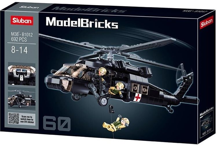 Elicottero medico dell'esercito americano modello Sluban Bircks (M38-B1012)