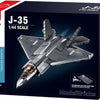 Versión con revestimiento metálico del avión furtivo Sluban j-35s (m38-b1186)