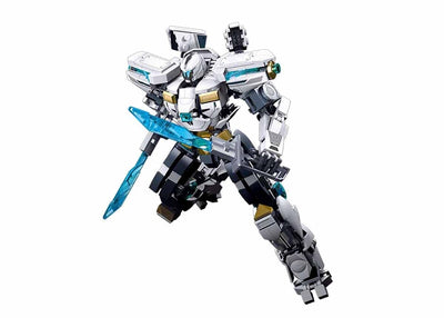 Sluban p.r. mecha wit grijs (m38-b1151)