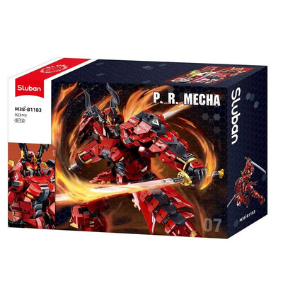 Sluban p.r. mecha rosso nero (m38-b1183)