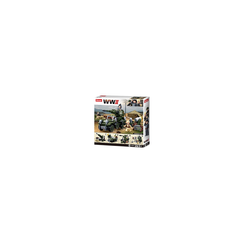 Sluban army seconda guerra mondiale confezione regalo 4 in 1 army (m38-b0679)