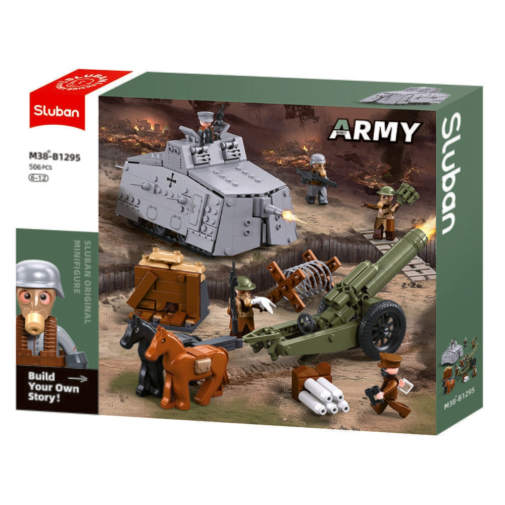 Carro armato d'attacco dell'esercito Sluban della prima guerra mondiale - 47vs (m38-b1295)