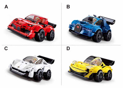 Sluban mcar hell or flush m05 - m08 car club (m38-b1203)