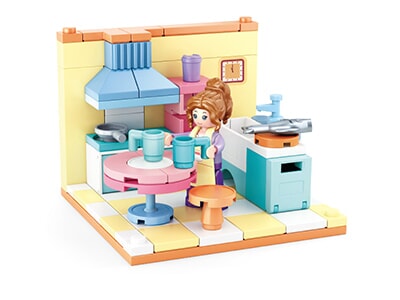 Mini cocina artesanal Sluban 108pz