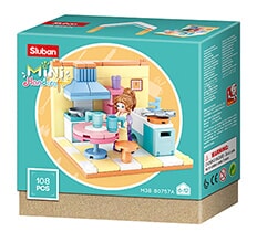 Mini cocina artesanal Sluban 108pz