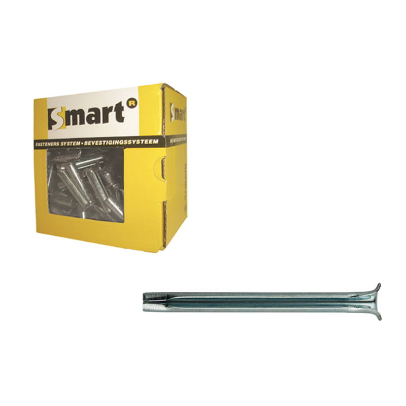 Pgb-Europa intelligente | manicotto di serraggio in acciaio per molle temprato 6x100 zn | 100 pezzi sm00ea001060100e