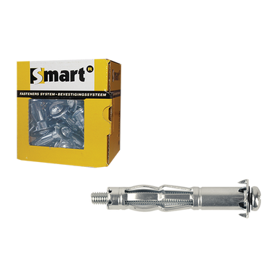 Pgb-europe smart | metalen hollewandplug m5x52 zn | 25 st sm0hwp001050052e