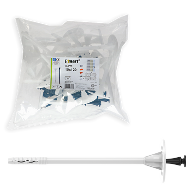 Pgb-europe smart | iso smart s-iph kunststof nagel 10x160 | 25 st sm0iphn001001604