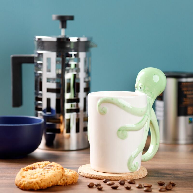 Lisa Parker Octopus formava tazza in manico