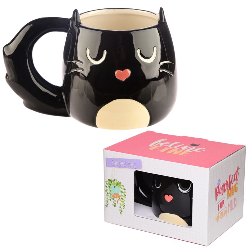 Tazza di ceramica formata Fine Fine Fine Black