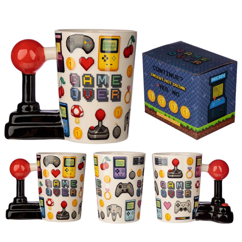 Game About Joystick Pixel - Formata tazza in ceramica