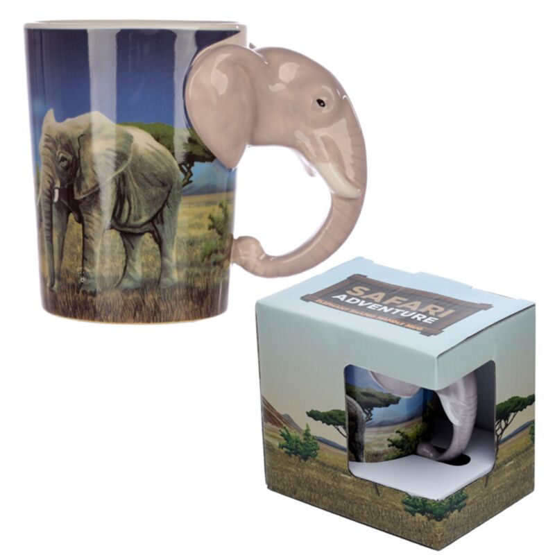 Elefante - tazza in manico formata