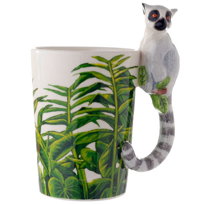 Lémur - Taza de cerámica formada