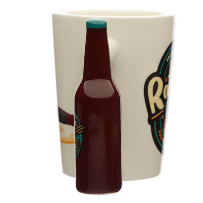 Prefiero estar bebiendo cerveza - manija de la taza de cerámica
