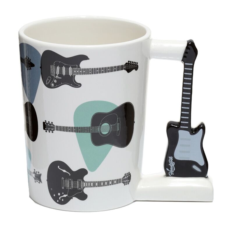 Guitarra Headstock - Taza de cerámica formada