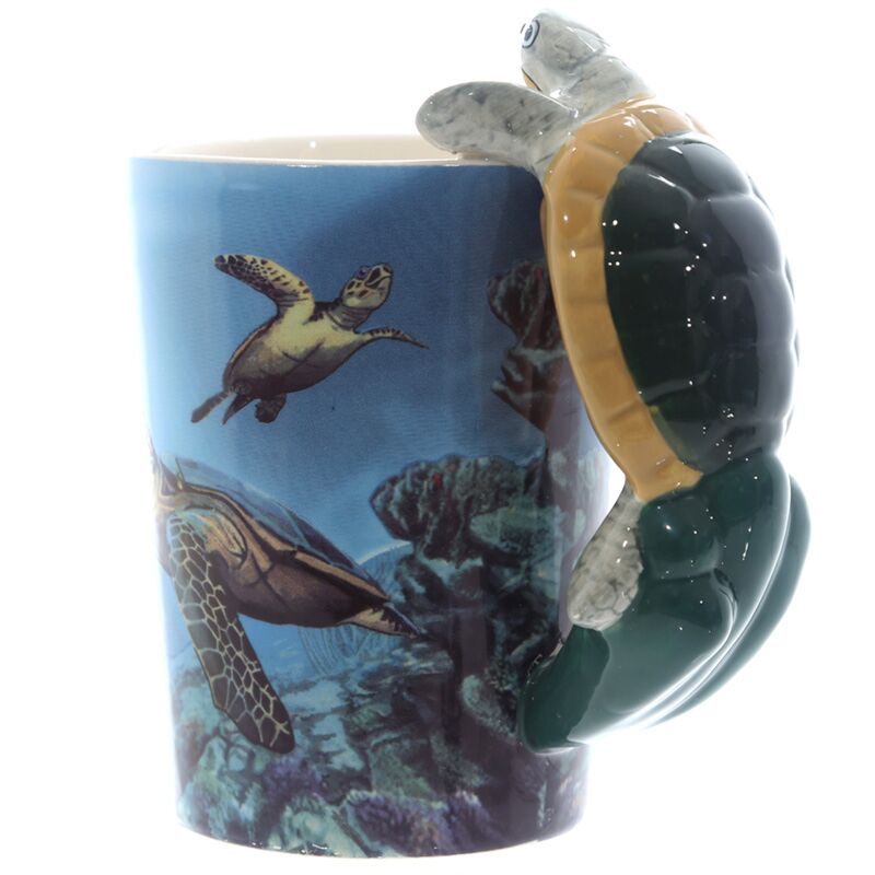 Tortuga - Taza de cerámica formada