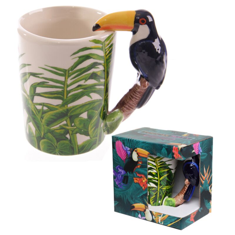 Toucan - tazza di ceramica a manico formati