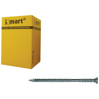 Pgb-europe smart | zelfb. regelschroef smart vzk 6x100 zn | 100 st sm0asf0010601003