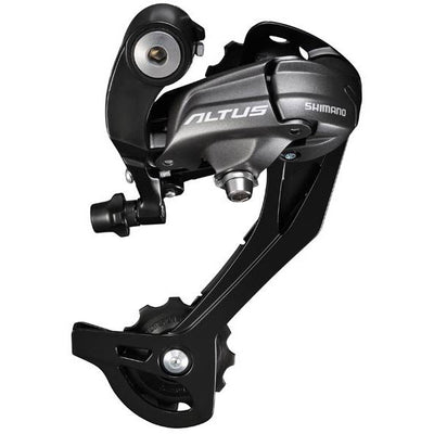 Shimano achterderailleur altus 9v lange kooi zwart oem