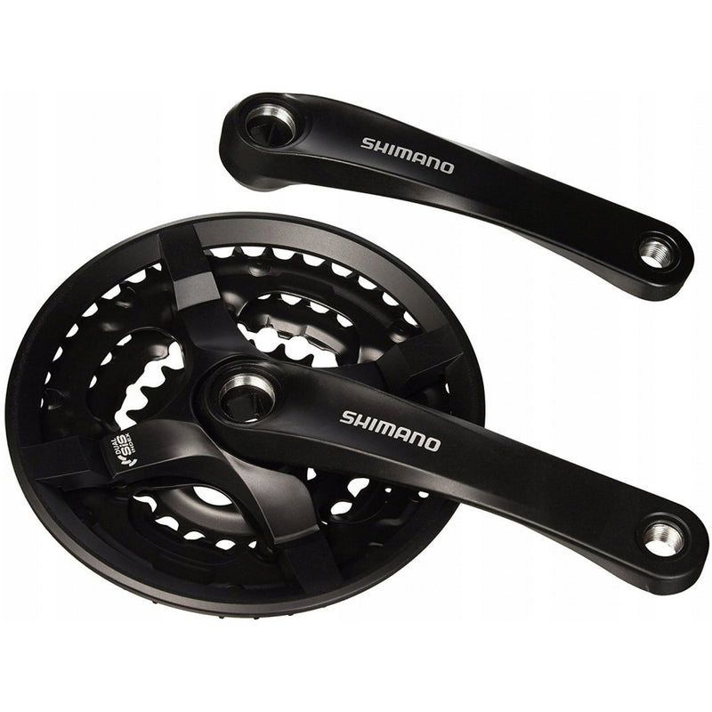 Shimano Cranket Tourney 7 8v 24 34 42t Chain Edge 170mm nero