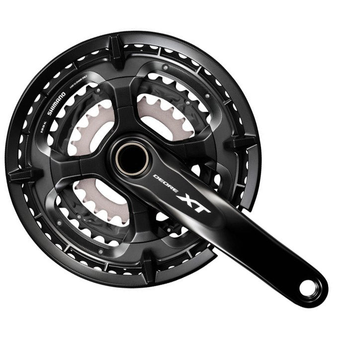Shimano Cranket Deore XT 3x10v 26 36 48t OEM nero