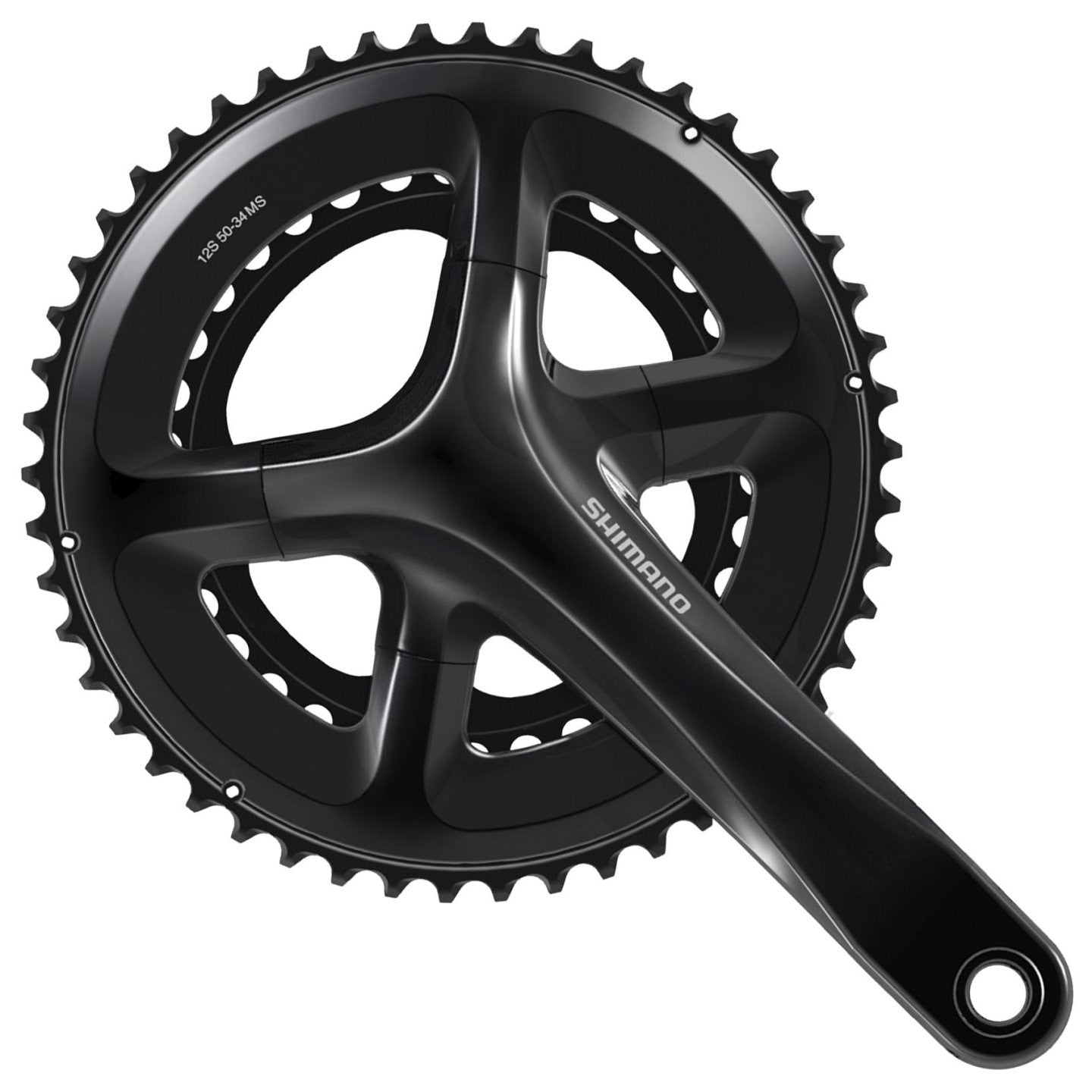 Guarnitura Shimano rs520 12v 34-50t 172.5mm nera originale