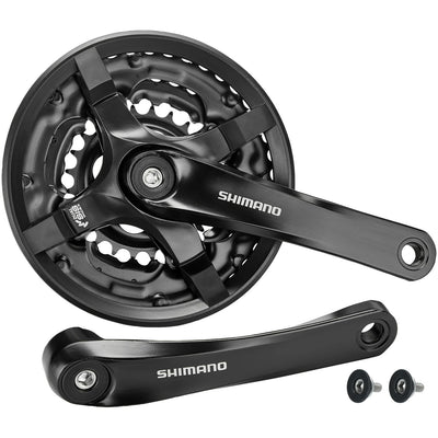 Guarnitura Shimano Tourney 6 7 8v 24 34 42t 170mm nera originale