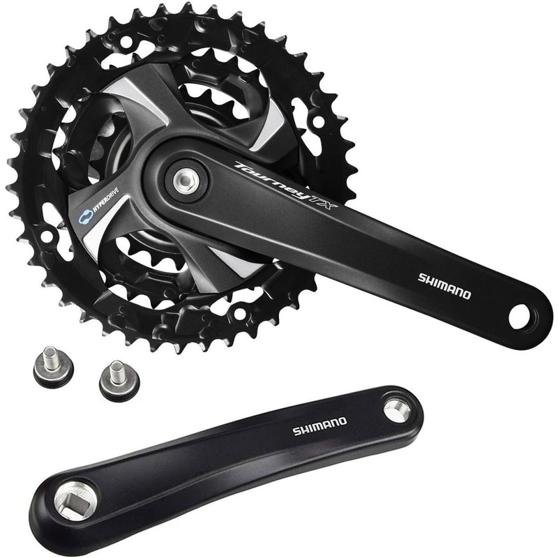Guarnitura Shimano Tourney 7 8v 28 38 48t 175mm nera originale