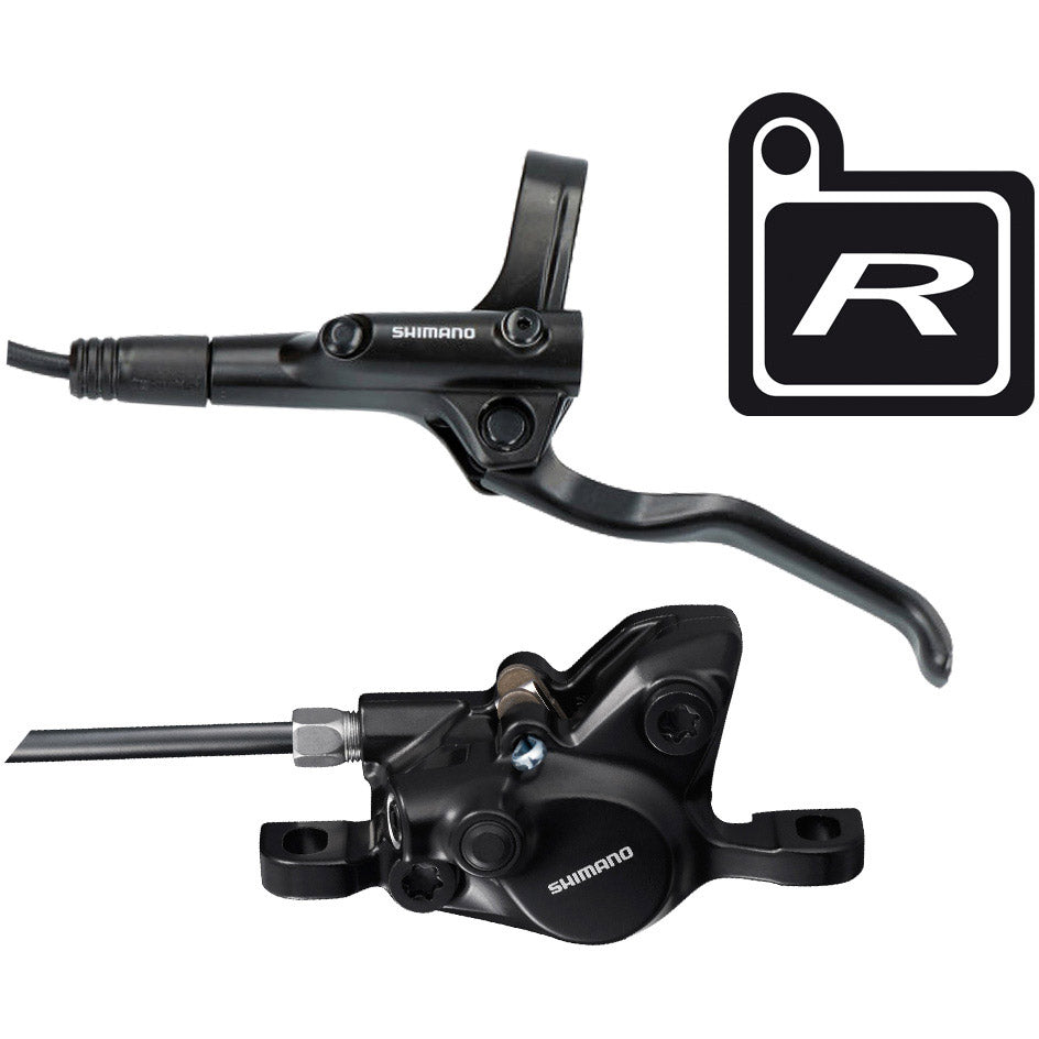 Shimano discremset (anteriore) MT200 Black Short 80 cm