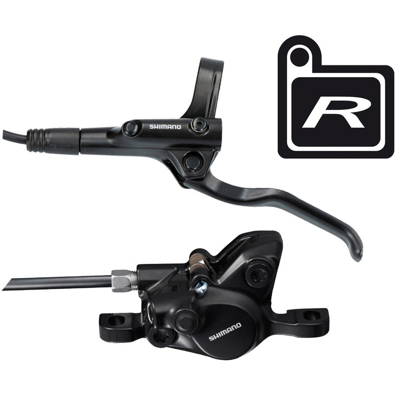 Shimano Discemset (front) MT200 Negro corto 75 cm
