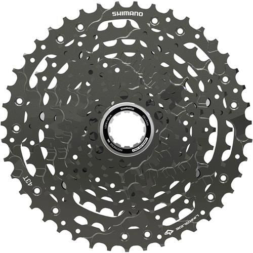 Cassetta Shimano cs-lg400 10v 11-43t link glide nera originale
