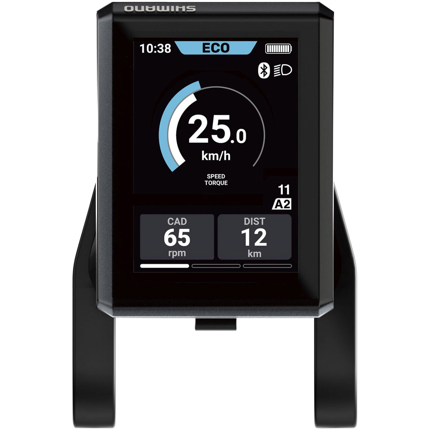 Shimano display peldaños sc-en610 negro oem