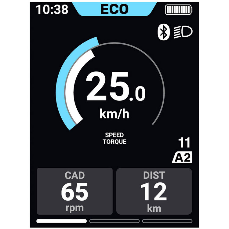 Shimano display passi sc-en610 nero oem