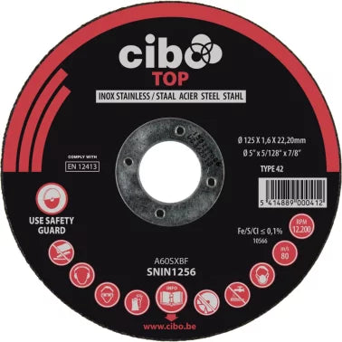 Cibo dss 125x1.0x22.2 línea superior | 25 piezas