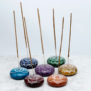 Zeepsteen chakra steen wierookhouder - afbeelding 2