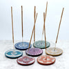 Solp Stone Chakra rotonde di incenso