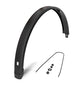 Parafango posteriore Eurofender 28 pollici 72mm piatto nero opaco tempo squa